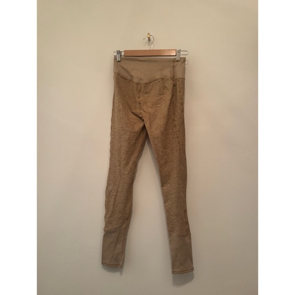 ALO Alosoft Caramel Set High Waisted Lounge Legging  and Lavish Bra - Picture 5 of 7